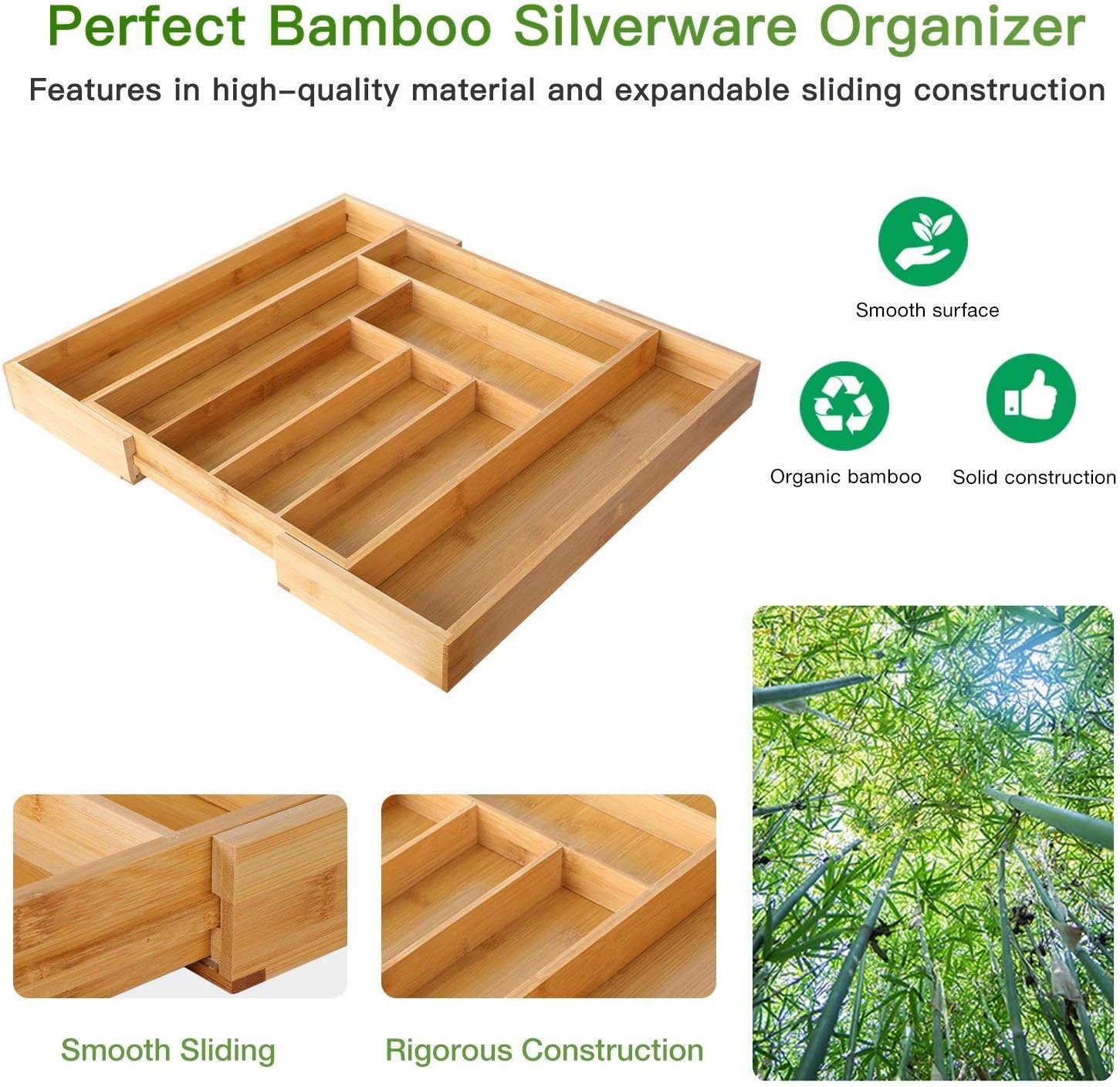 Organisateur De Tiroir De Cuisine Extensible g